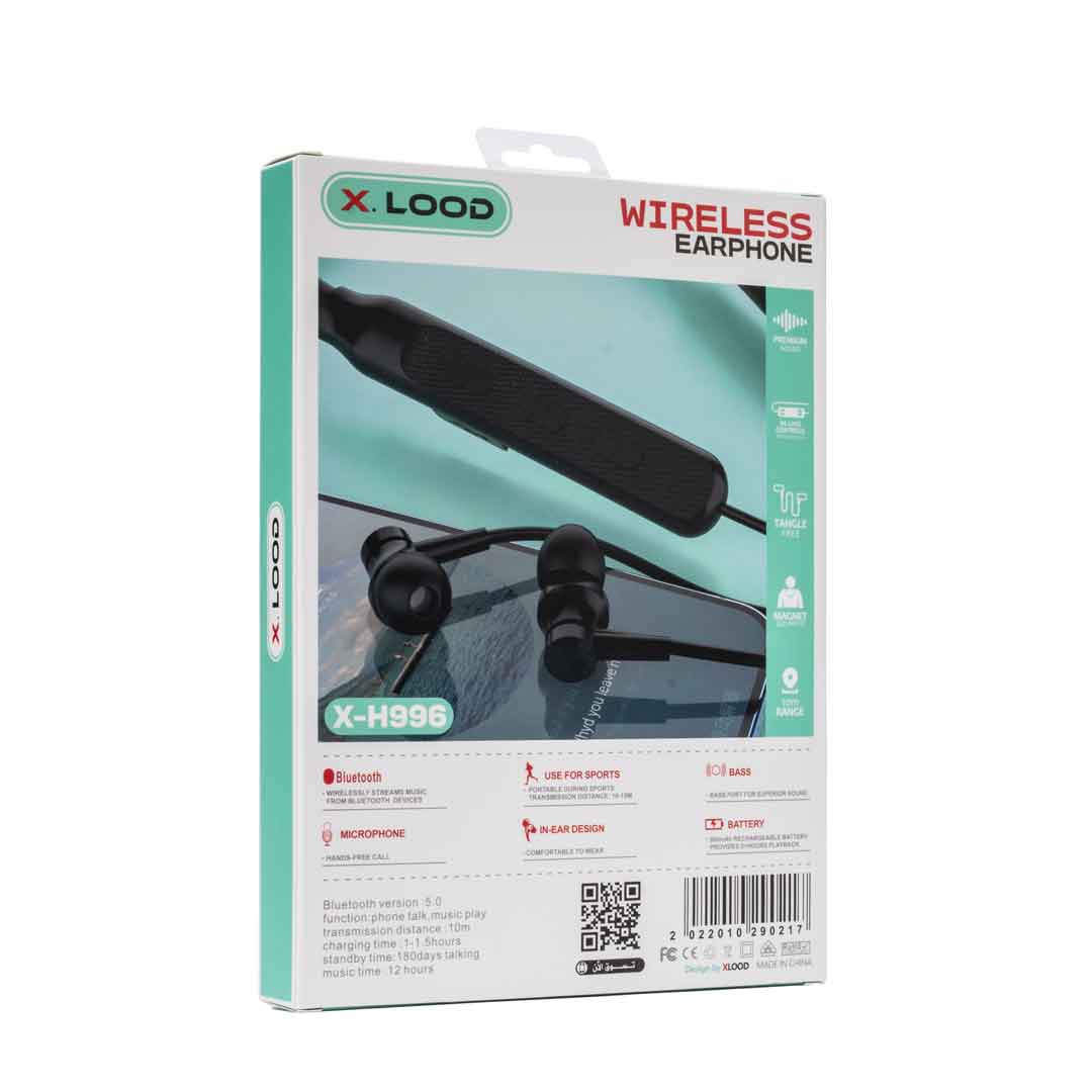 سماعة بلوتوث رقبة ماركة XLOOD-OVS-H996