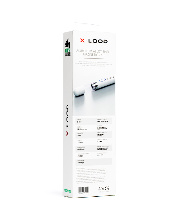 قلم ايباد X-110 X.LOOD ذكي عالي التقنية لجهاز ايباد / تاب / اسود
